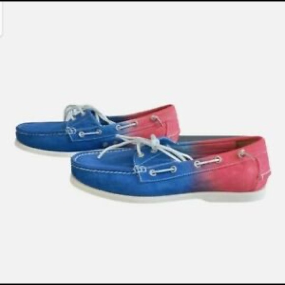 Ralph Lauren Polo Newport Merton Tye Dye Loafers - Picture 3 of 7